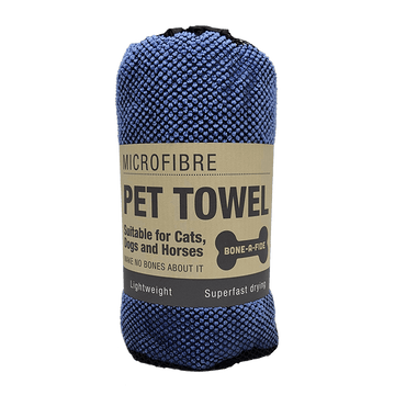 Bone-A-Fide - Microfibre Pet Towel - Blue