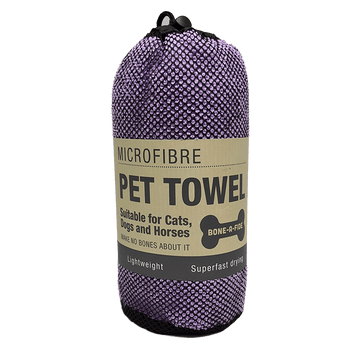 Bone-A-Fide - Microfibre Pet Towel - Purple