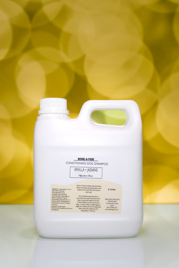 Vanilla + Jasmine - 2 in 1 Dog Shampoo + Conditioning - 2 Litre