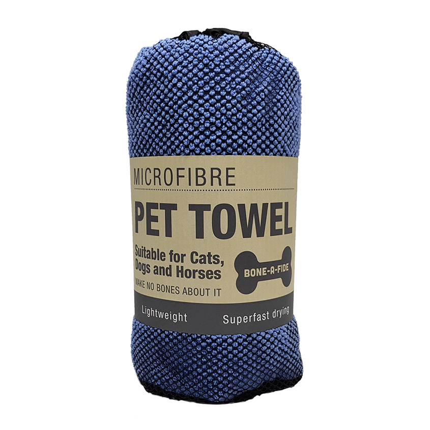 Bone-A-Fide - Microfibre Pet Towel - Blue
