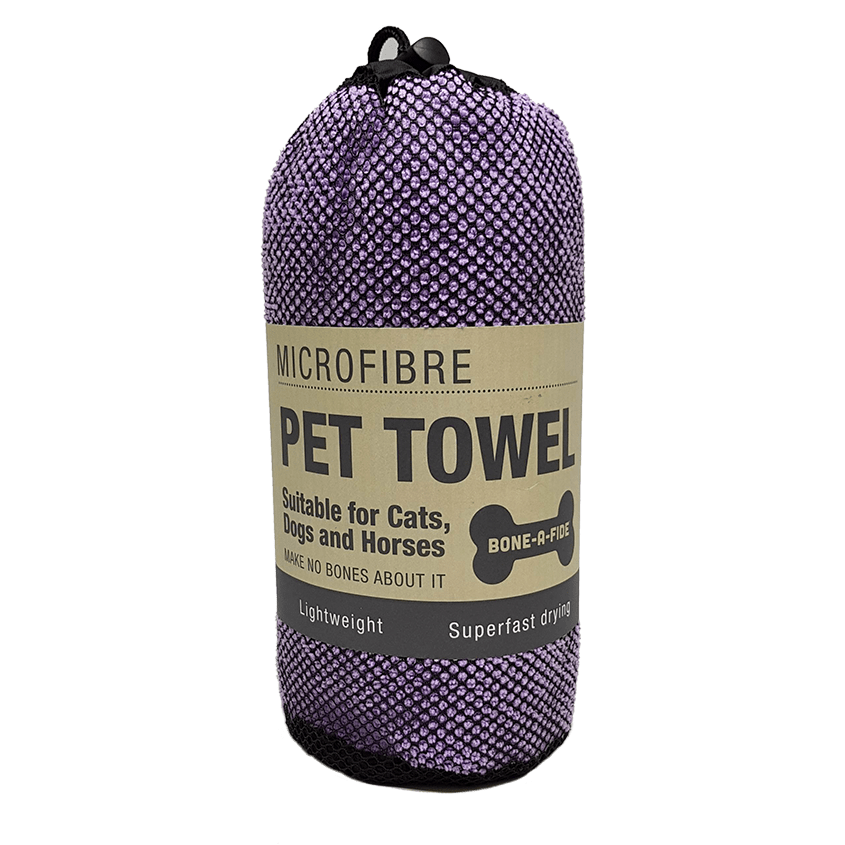 Bone-A-Fide - Microfibre Pet Towel - Purple